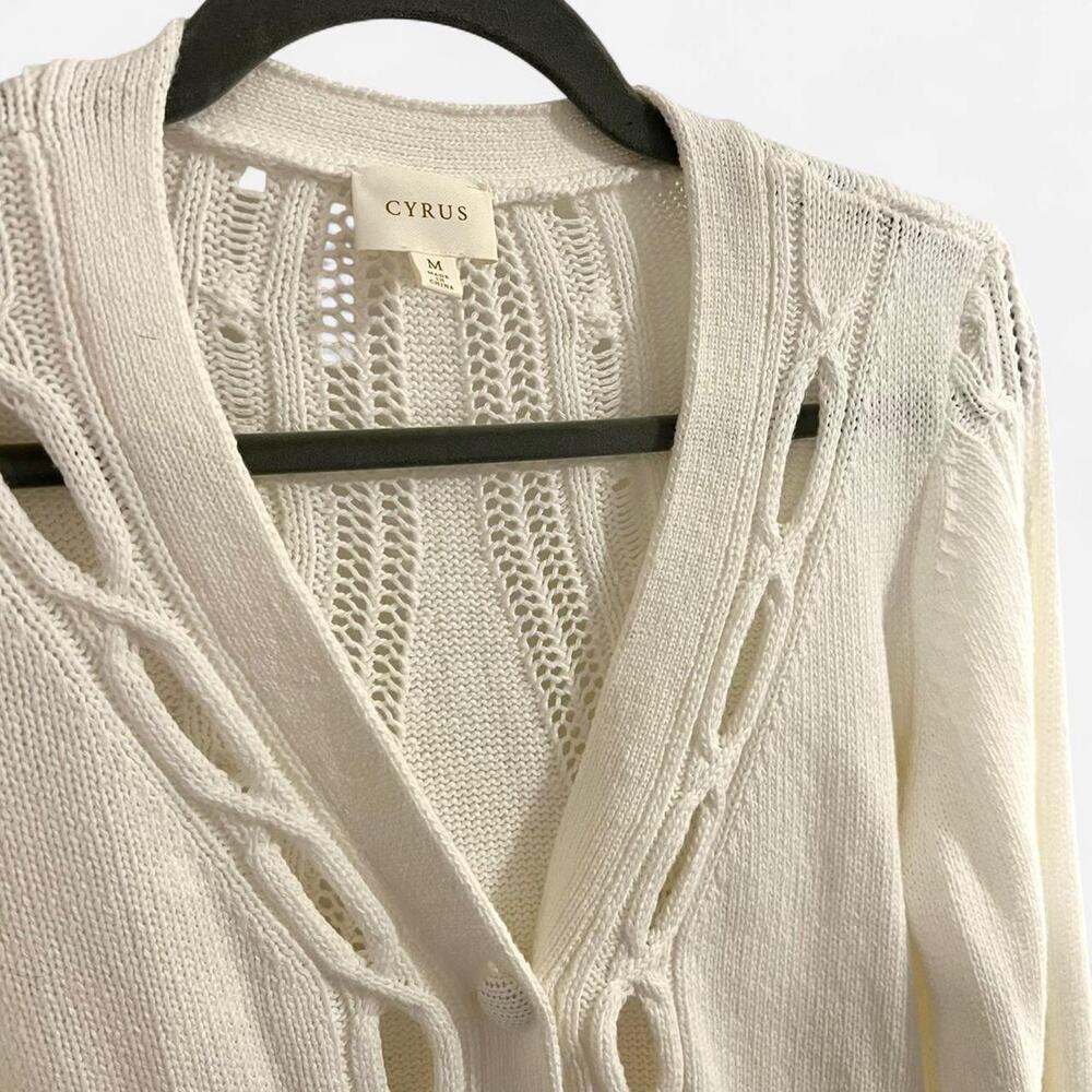 CYRUS Knit Textured Cardigan - Picture 6 of 8